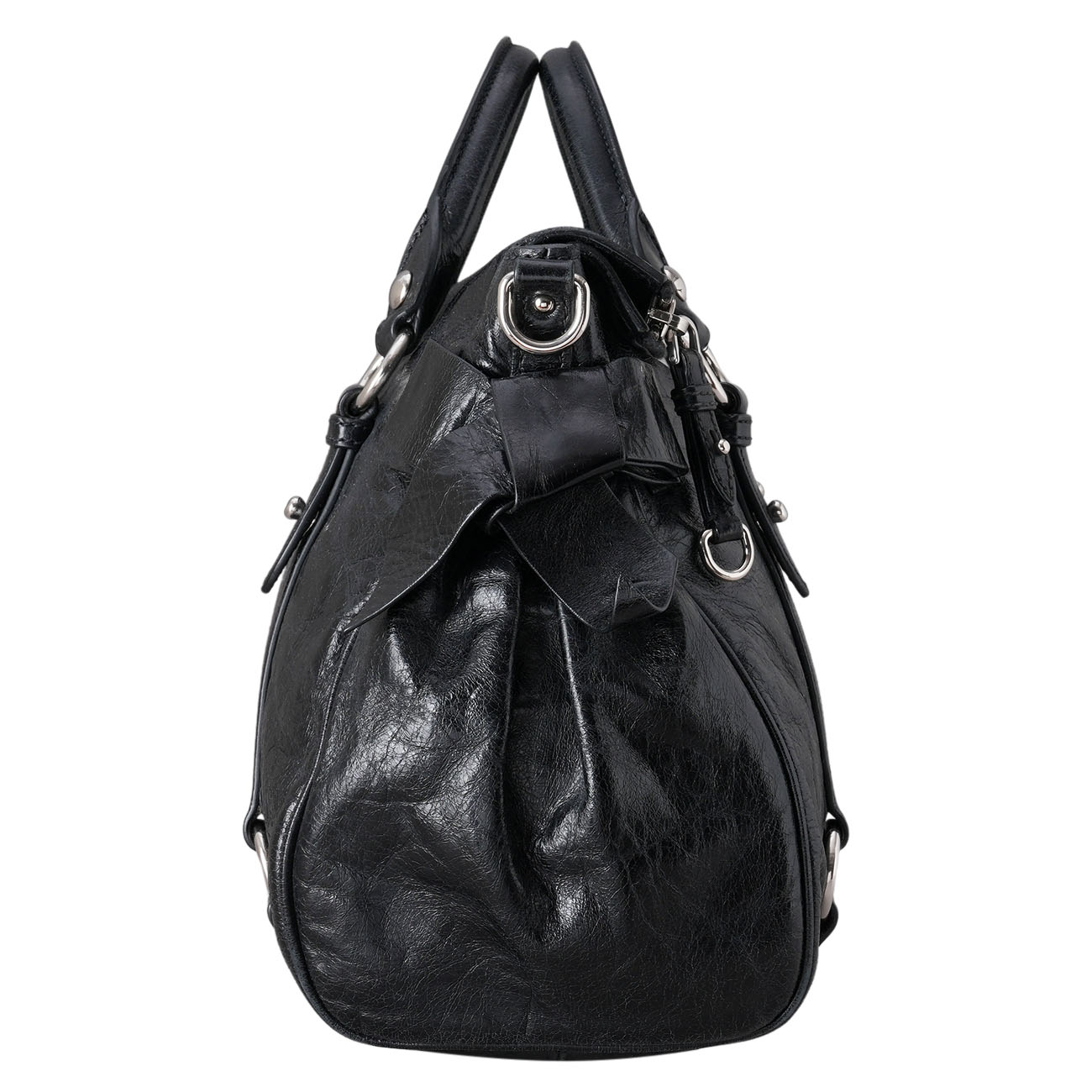 MIU MIU(USED)미우미우 RT0365 레더 투웨이백